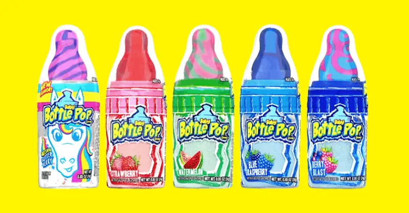 baby bottle pop candy juice