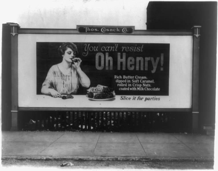 Oh Henry Billboard
