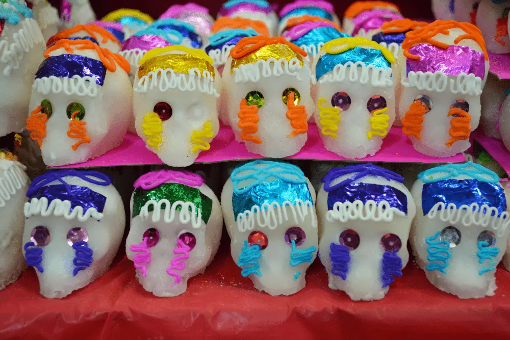 Mexican Candy Skulls for Dia de Muertos