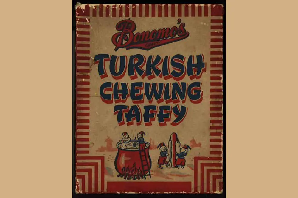 One of the first Turkish Taffy promotional posters