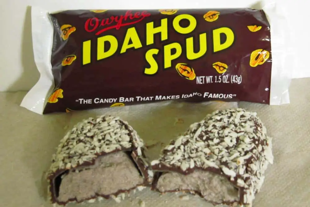 Chocolate Flavored Marshmallow in Idaho Spud Candy Bar