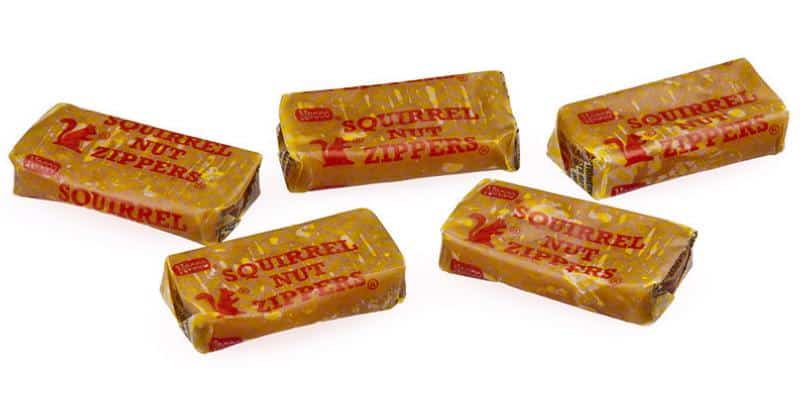 Popular Squirrel Nut Zippers Candy