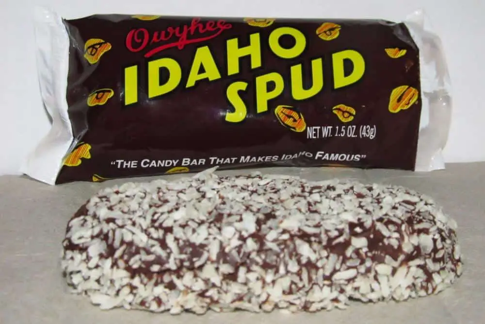 The famous Idaho Spud Candy Bar