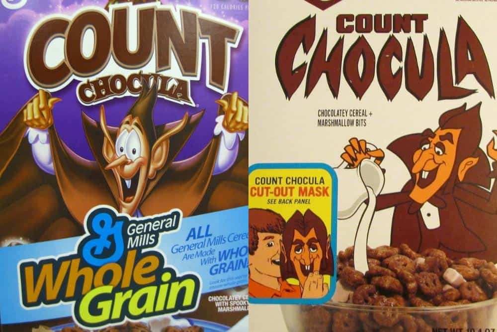 Count Chocula Cereal packaging 