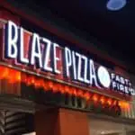 Blaze pizza menu