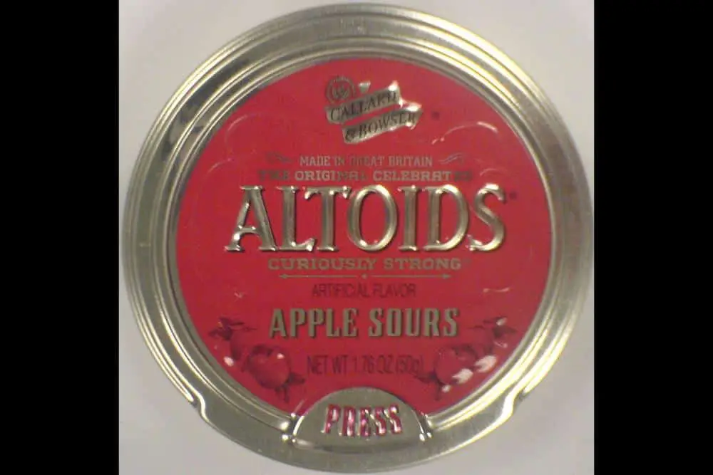 Apple Sours Altoids Candy