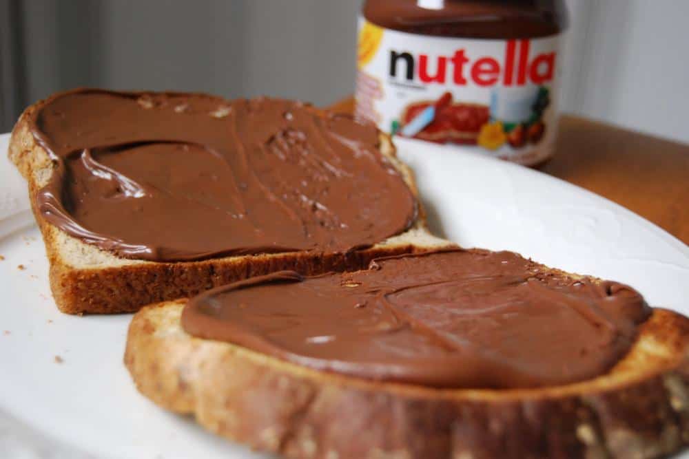 Nutella; Bread with Nutella
