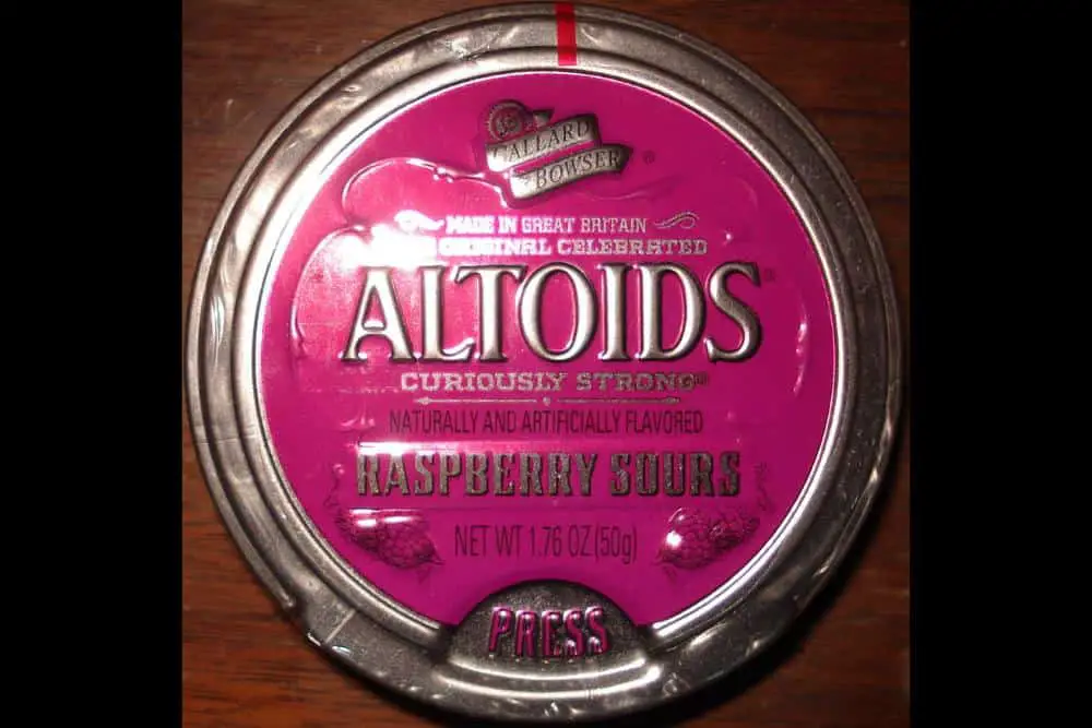 Sour Altoids Candy – Raspberry