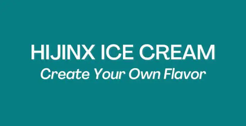 a review of Hijinx ice cream