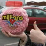Millions candy strawberry flavor
