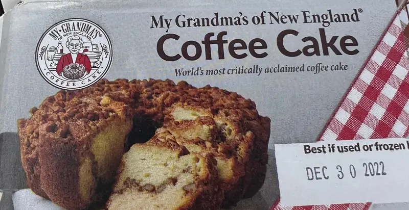 My Grandmas of New England Coffee Cake
